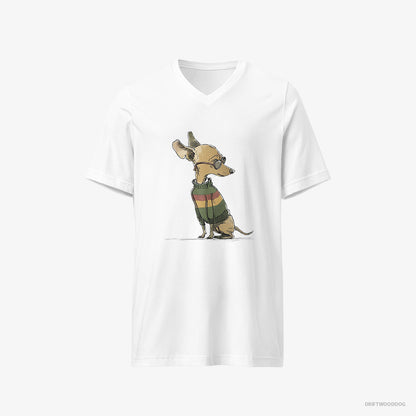 Chihuahua All Set for Pride White T-Shirt