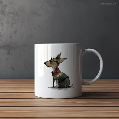 Chihuahua Wearing Rainbow Outfit Mug – Funny Dog Coffee Mugs | Quirky Canine Drinkware