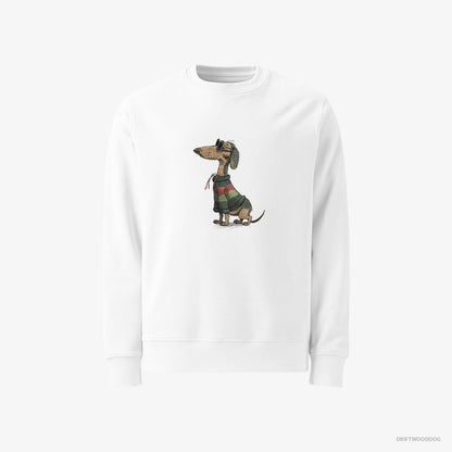 Dachshund All Set for Pride White Sweatshirt