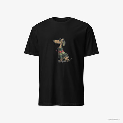 Dachshund All Set for Pride Black T-Shirt