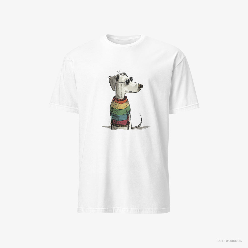 Dalmatian T-Shirt – Men White T-Shirt Classic – All Set for Pride (on White Background)