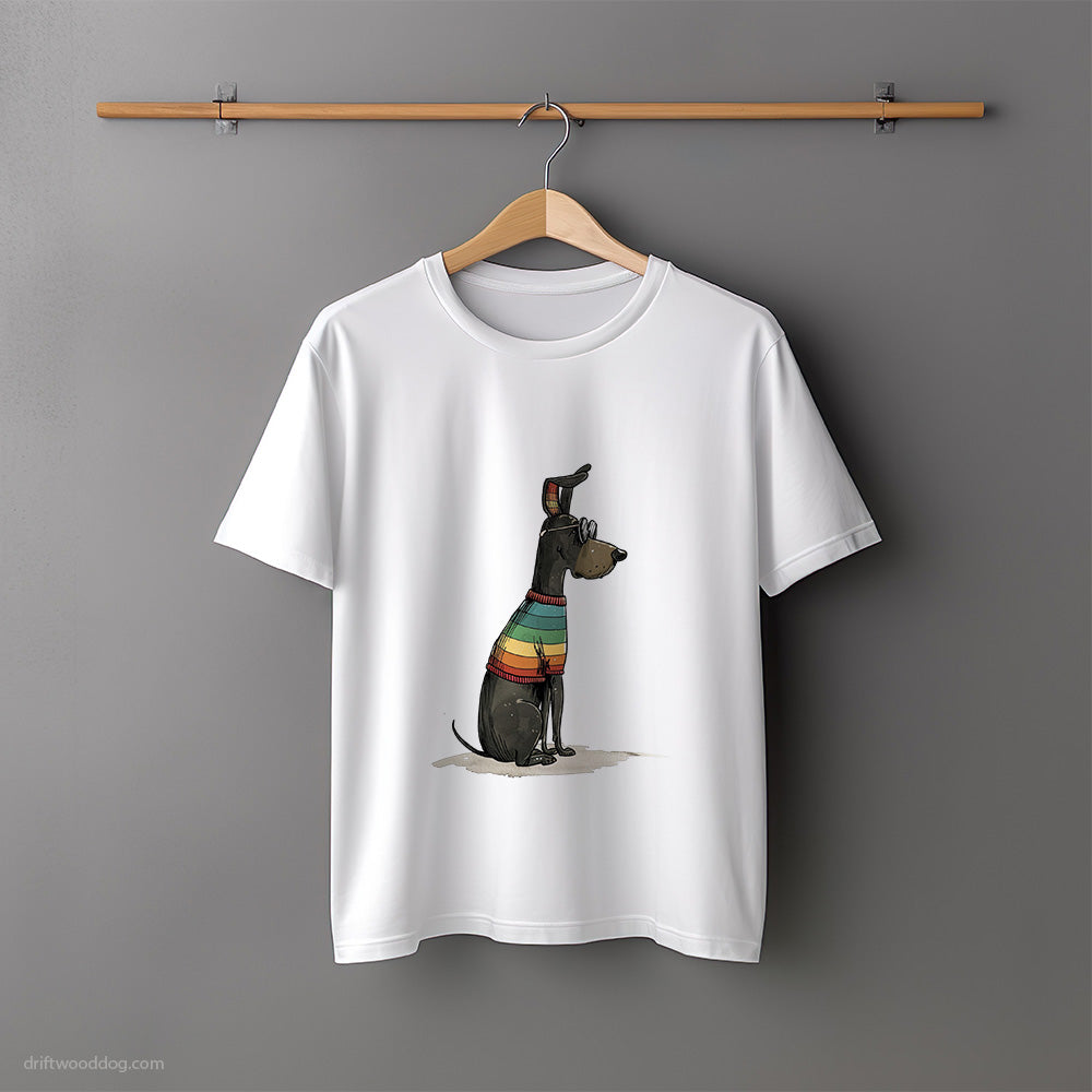 Dobermann All Set for Pride T-Shirt – Unisex Tee for Dog Lovers