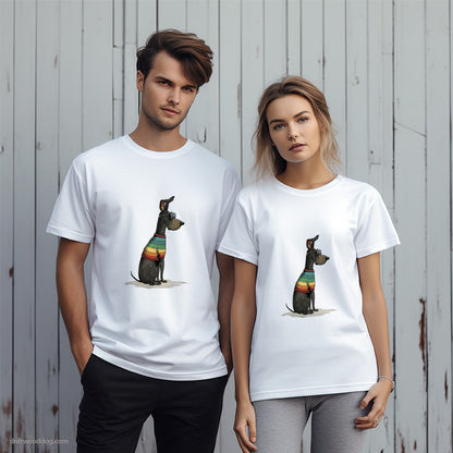 Dobermann All Set for Pride T-Shirt – Unique Dog T-Shirts for Pet Lovers