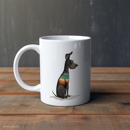 Dobermann All Set for Pride Mug – Cute Dog-Themed Mugs | Perfect Gifts for Dog Lovers