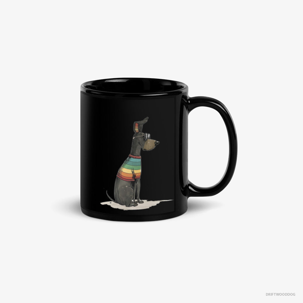 Dobermann All Set for Pride – Mug Black – Classic