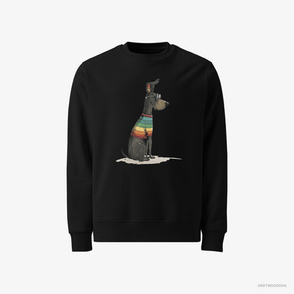 Dobermann All Set for Pride Black Sweatshirt