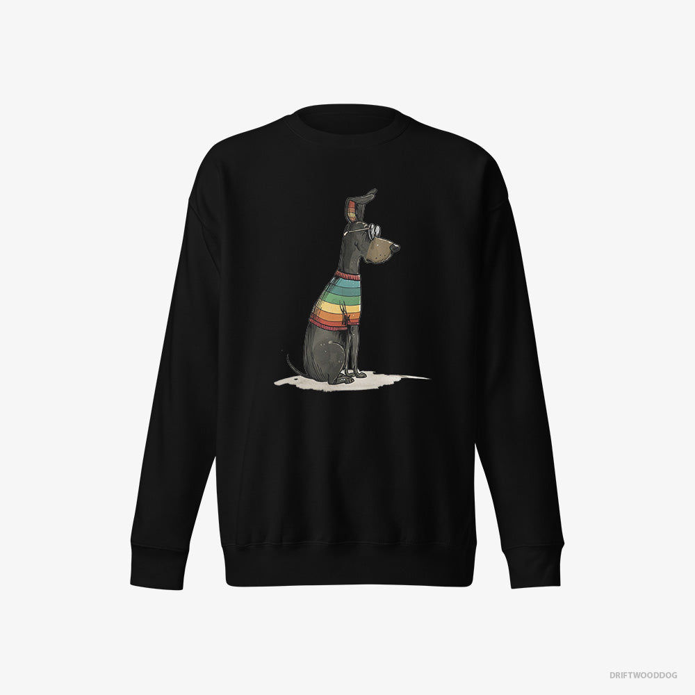 Dobermann All Set for Pride – Men's Sweatshirt Black Eco – Eco-Friendly