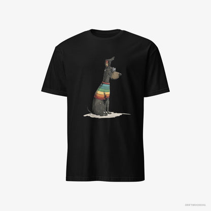 Dobermann All Set for Pride Black T-Shirt