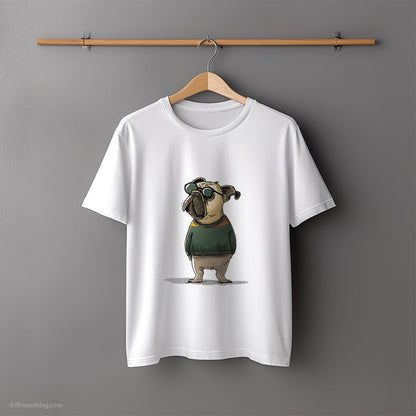 French Bulldog Wearing Sunglasses T-Shirt – Unisex Tee for Dog Lovers