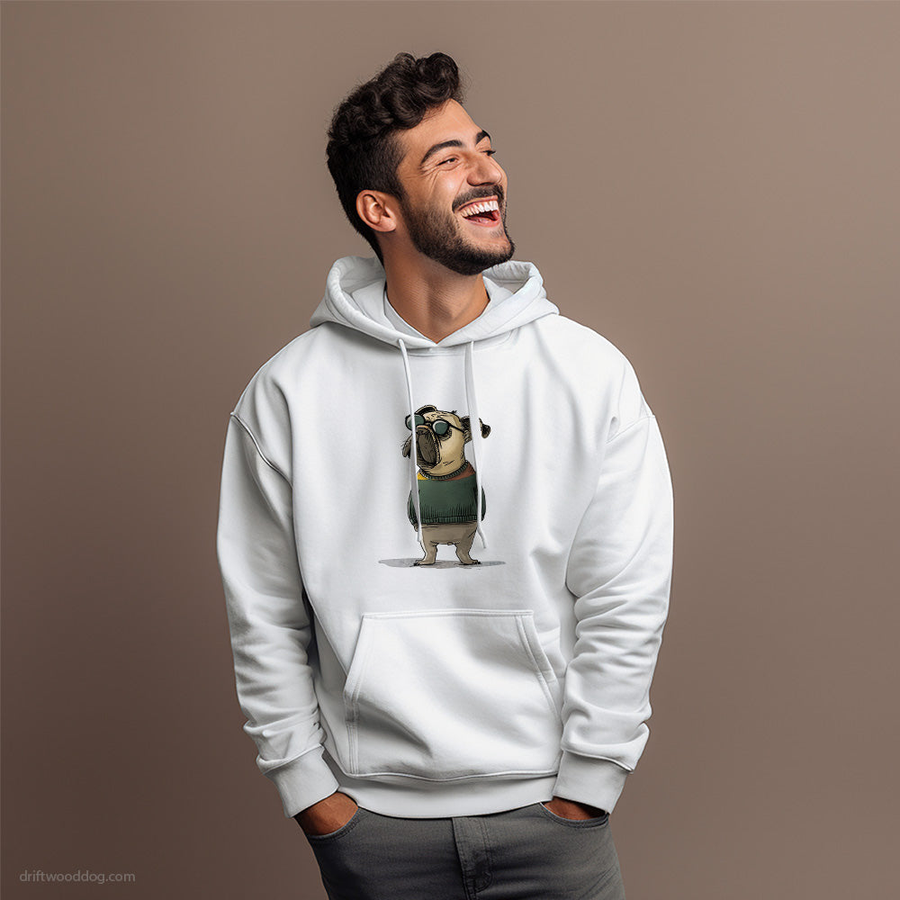 French Bulldog Wearing Sunglasses Hoodie – Dog Hoodies for Men