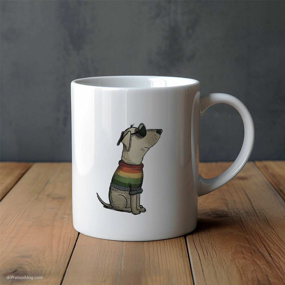 Labrador Retriever Excited for Pride Mug – Unique Dog Cups | Dog-Themed Mugs