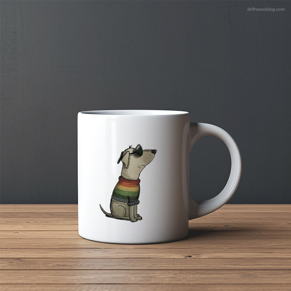 Labrador Retriever Excited for Pride Mug – Custom Dog Mugs | Personalized Pet Mugs