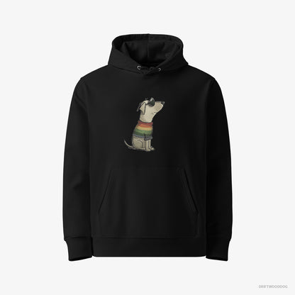 Labrador Retriever Excited for Pride Black Hoodie