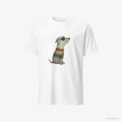 Labrador Retriever Excited for Pride White T-Shirt