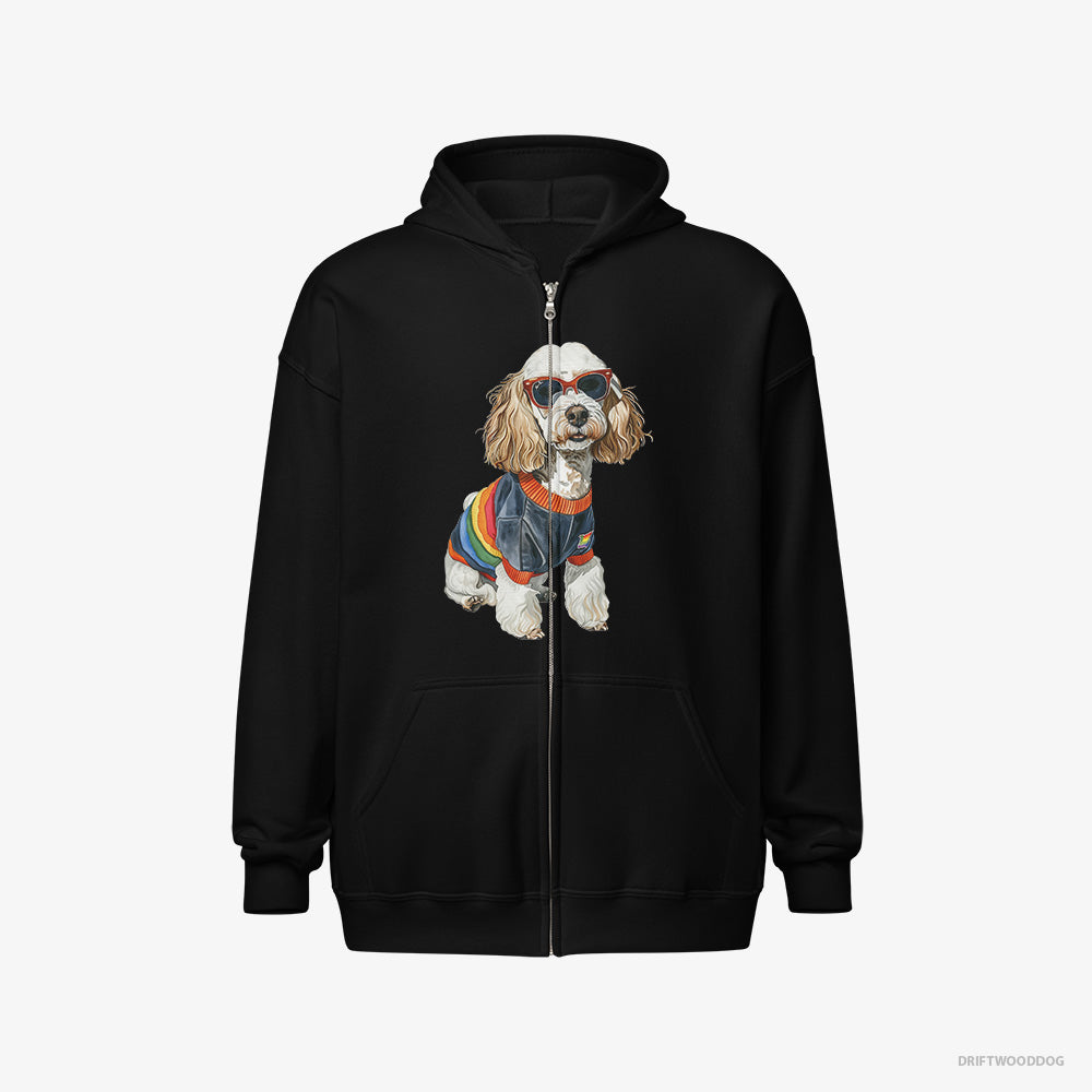 Poodle Excited for Pride Full-Zip Hoodie