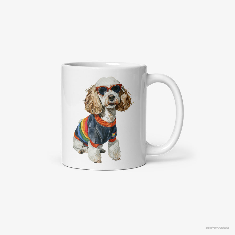 Poodle Excited for Pride Classic Mug