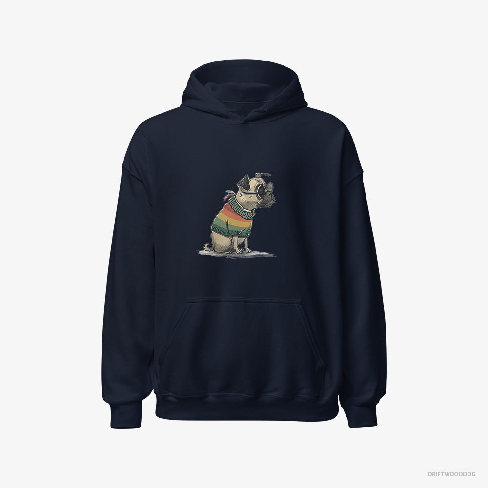 Pug Excited for Pride Classic Hoodie