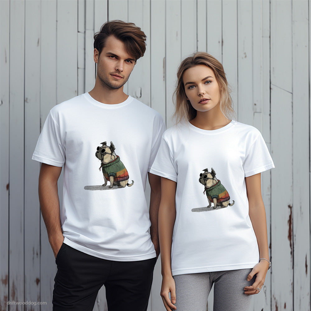 Pug Ready for Pride T-Shirt – Unique Dog T-Shirts for Pet Lovers