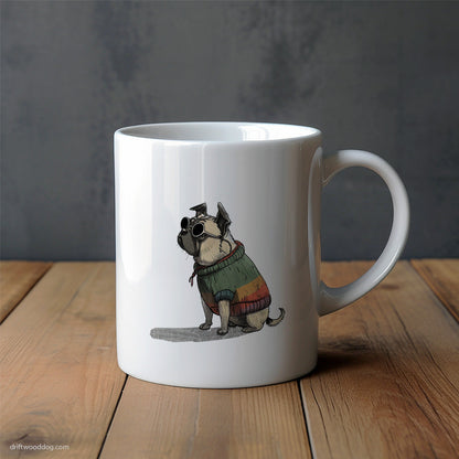 Pug Ready for Pride Mug – Unique Dog Cups | Dog-Themed Mugs