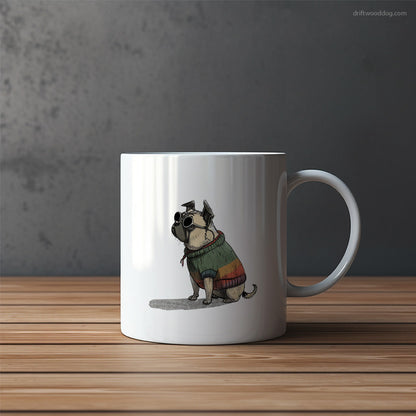 Pug Ready for Pride Mug – Funny Dog Coffee Mugs | Quirky Canine Drinkware