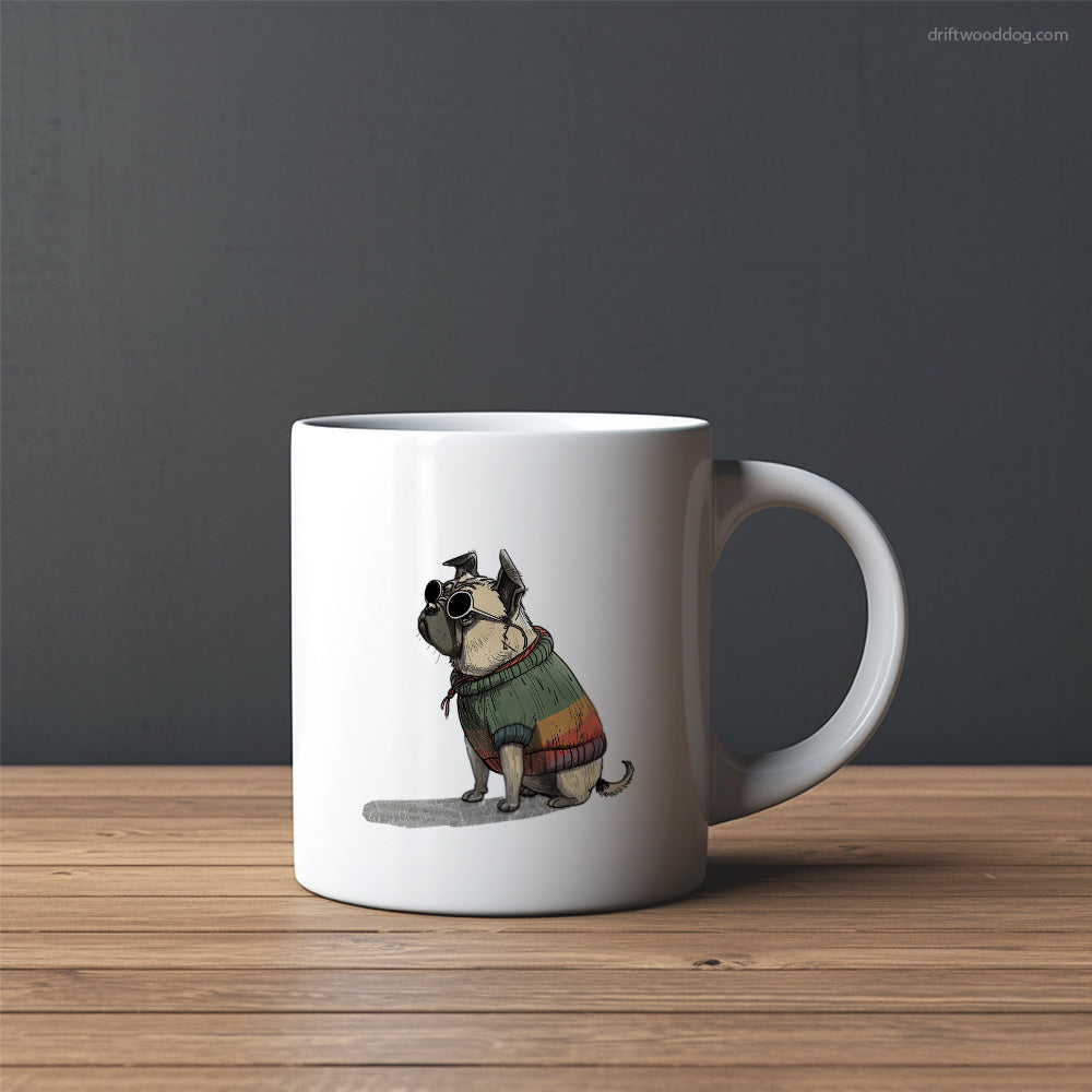 Pug Ready for Pride Mug – Custom Dog Mugs | Personalized Pet Mugs