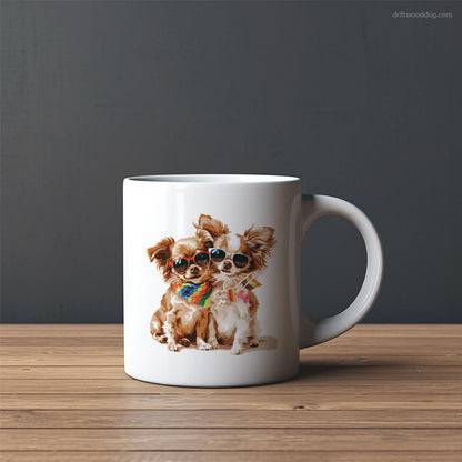 Chihuahua Couple Celebrating Pride Mug – Custom Dog Mugs | Personalized Pet Mugs