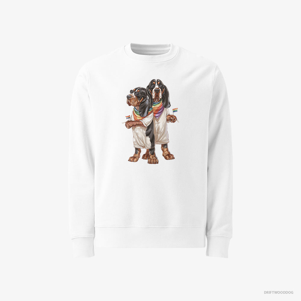 Basset Hound Couple Ready for Pride Classic Sweatshirt