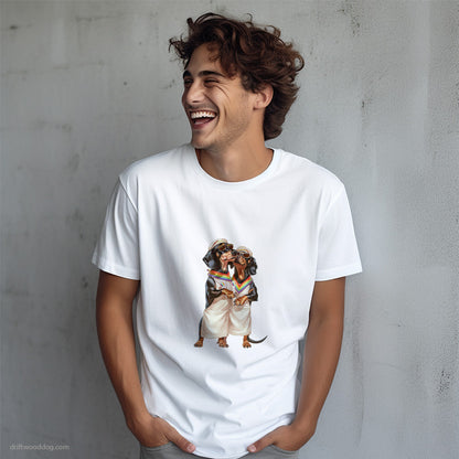 Dachshund Couple Ready for Pride T-Shirt – Dog T-Shirt for Men