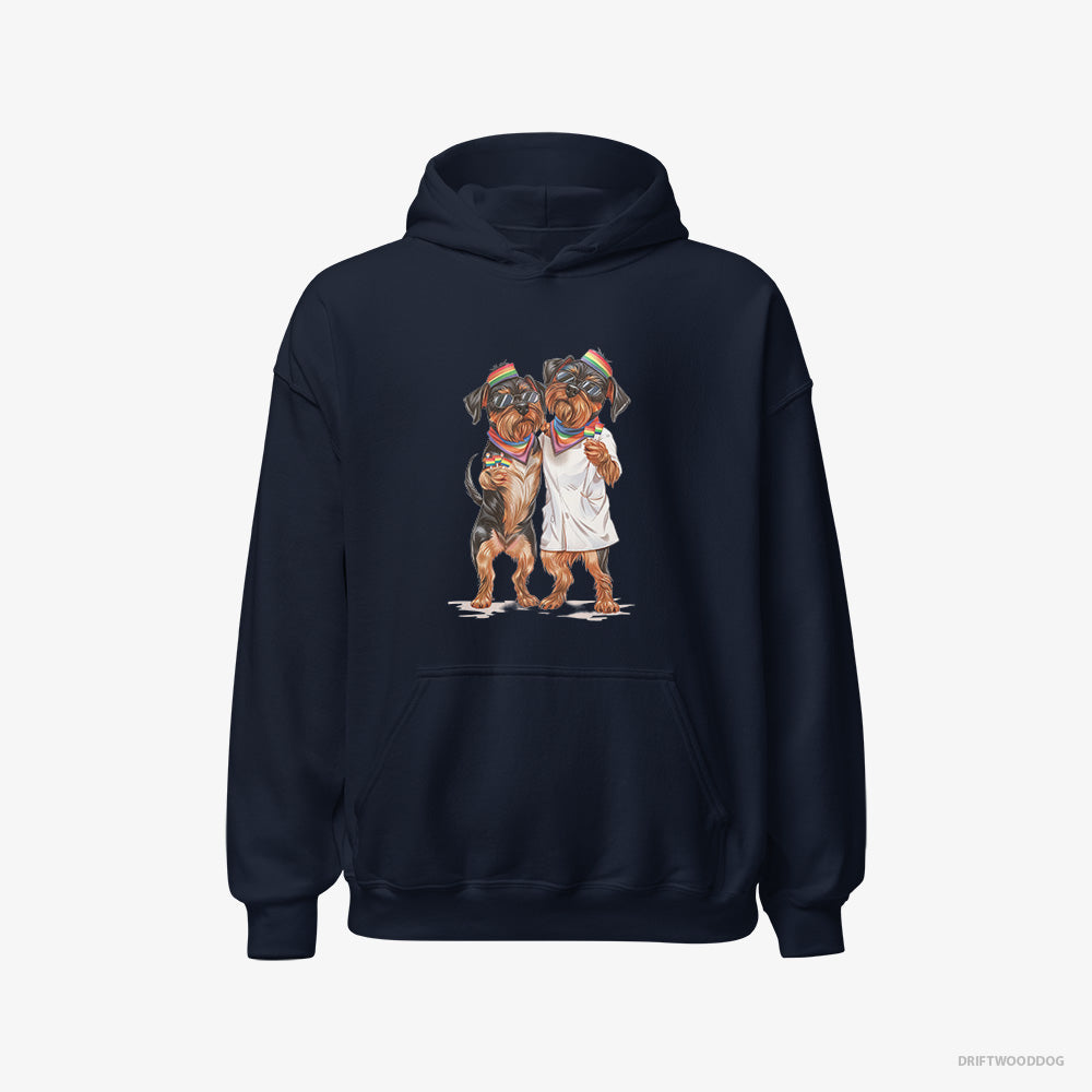 Yorkshire Terrier Couple Hugging on Pride Day Classic Hoodie