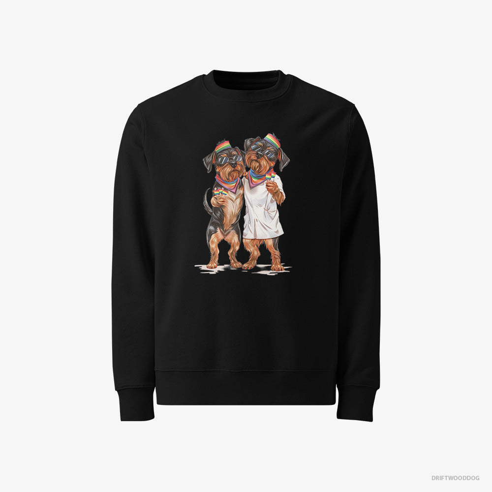 Yorkshire Terrier Couple Hugging on Pride Day – Women's Sweatshirt Black – Classic