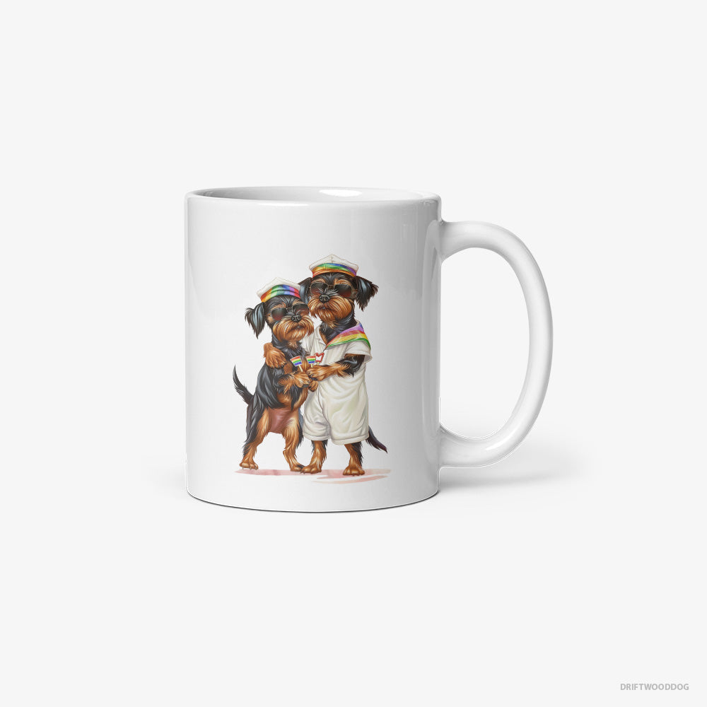 Yorkshire Terrier Couple Ready for Pride Classic Mug