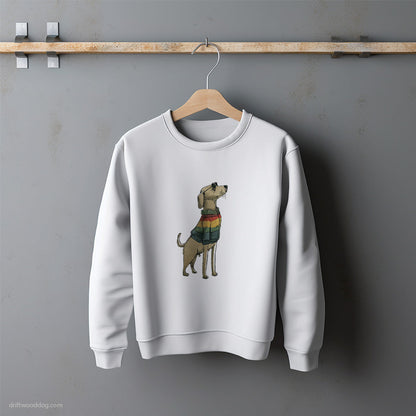 Labrador Retriever All Set for Pride Sweatshirt – Unisex Sweatshirt for Dog Lovers