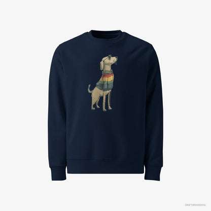 Labrador Retriever All Set for Pride Navy Sweatshirt