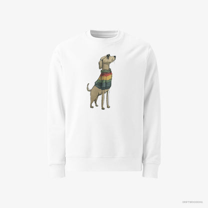 Labrador Retriever All Set for Pride White Sweatshirt