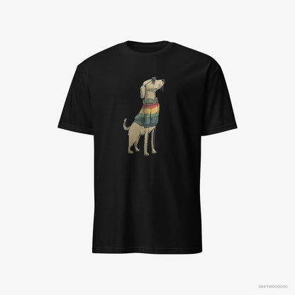 Labrador Retriever All Set for Pride Black T-Shirt