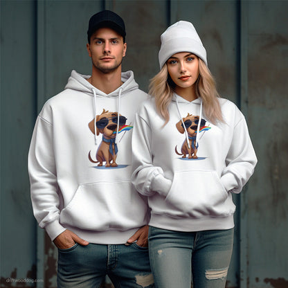 Labrador Retriever with an LGBTQ+ Flag Hoodie – Unique Dog Hoodies for Pet Lovers Gift