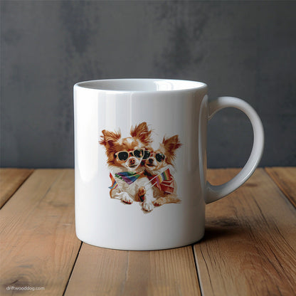 Chihuahua Couple Celebrating Pride Mug – Unique Dog Cups | Dog-Themed Mugs