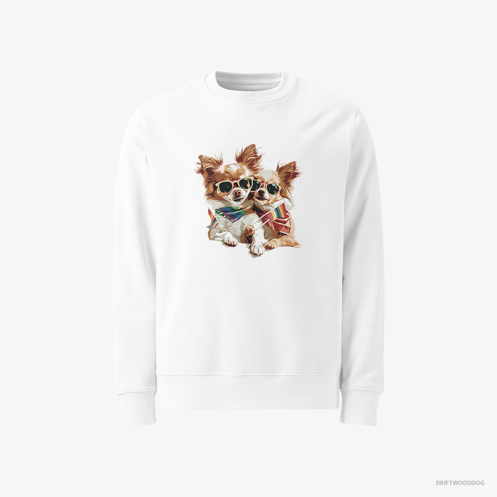 Chihuahua Couple Celebrating Pride Classic Sweatshirt