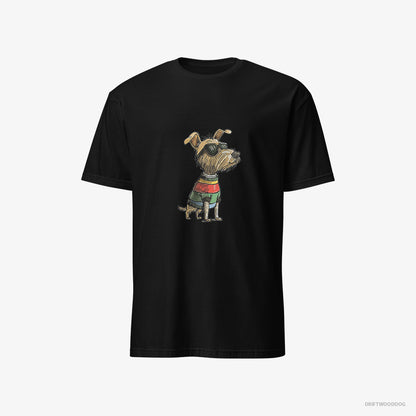 Yorkshire Terrier Excited for Pride Black T-Shirt