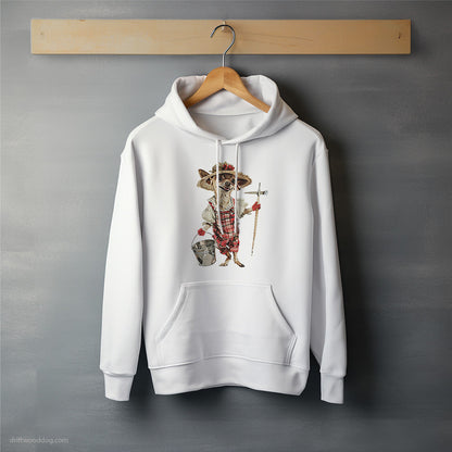 Chihuahua Dressed as a Farmer Hoodie – Unisex Hoodie for Dog Lovers