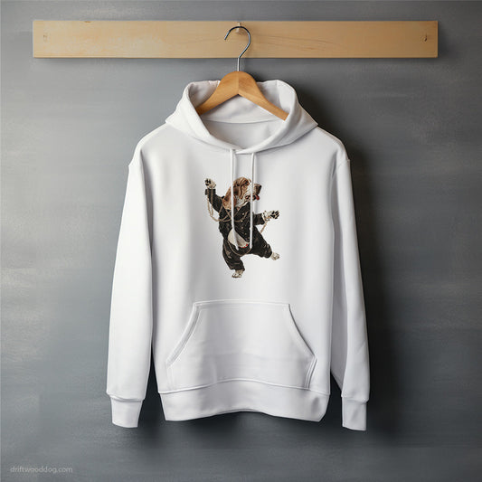 Basset Hound Dancing in Chains Hoodie – Unisex Hoodie for Dog Lovers