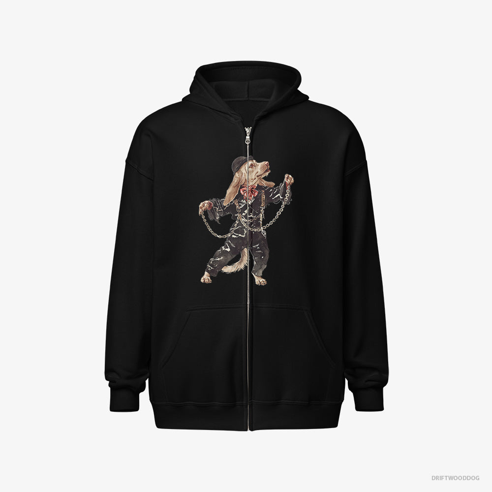 Beagle Stomping to the Beat Full-Zip Hoodie