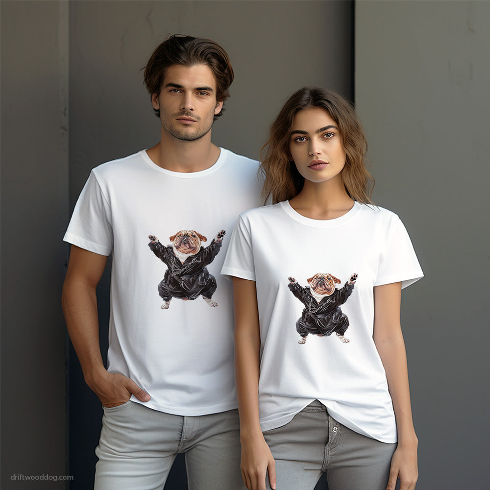 Bulldog Vibes to Techno T-Shirt – Dog-Themed Gifts for Dog Lovers