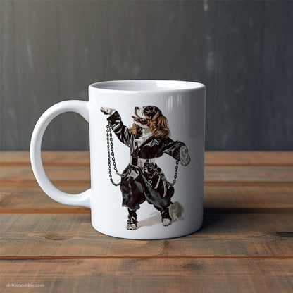 Cavalier King Charles Spaniel Grooving in Chains Mug – Cute Dog-Themed Mugs | Perfect Gifts for Dog Lovers