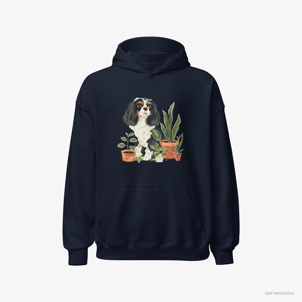 Cavalier King Charles Spaniel Admiring the Greenery Classic Hoodie