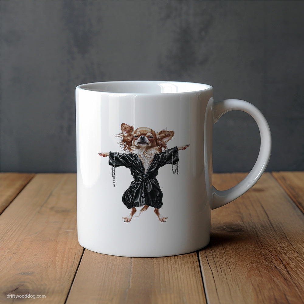 Chihuahua Vibes to Basslines Mug – Unique Dog Cups | Dog-Themed Mugs