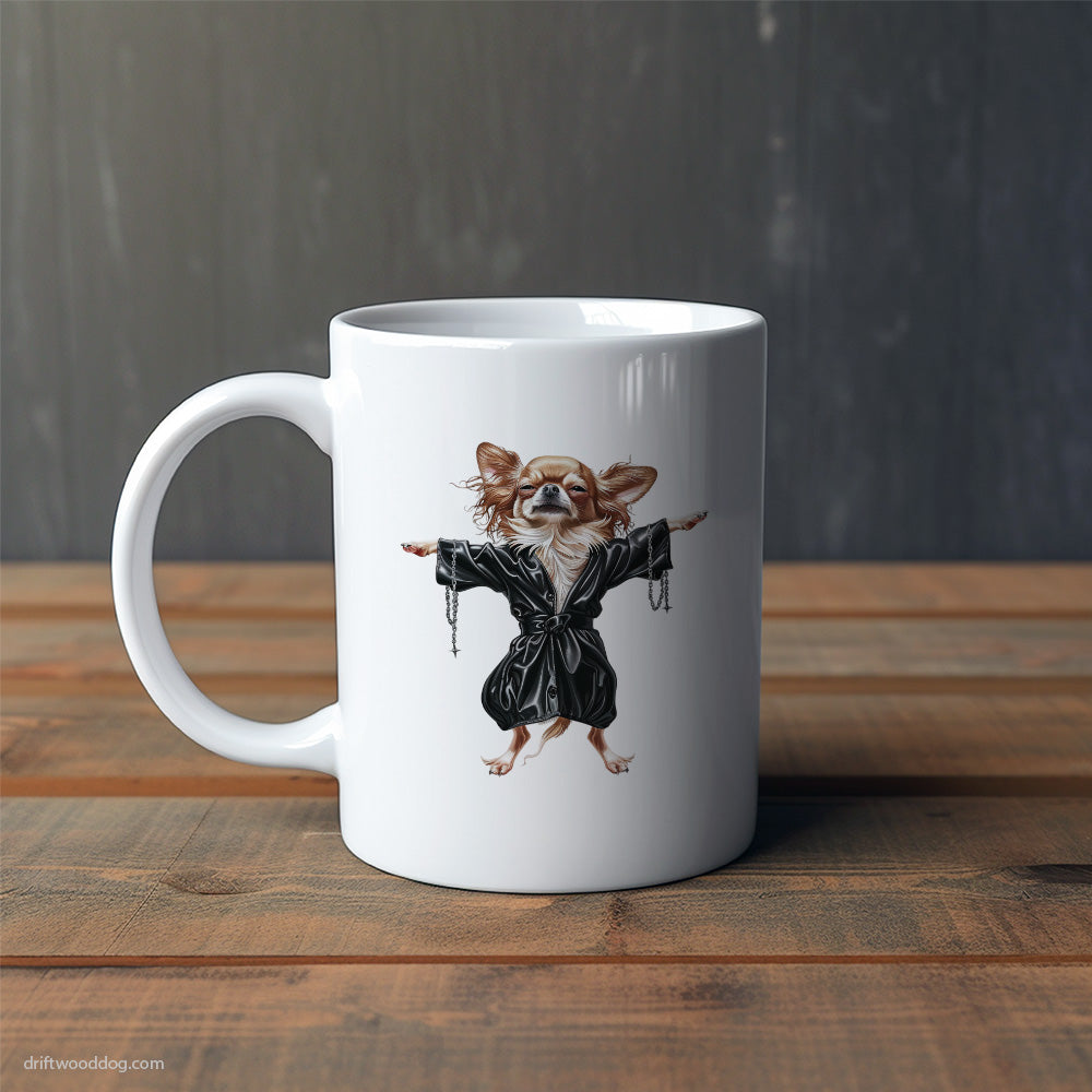 Chihuahua Vibes to Basslines Mug – Cute Dog-Themed Mugs | Perfect Gifts for Dog Lovers