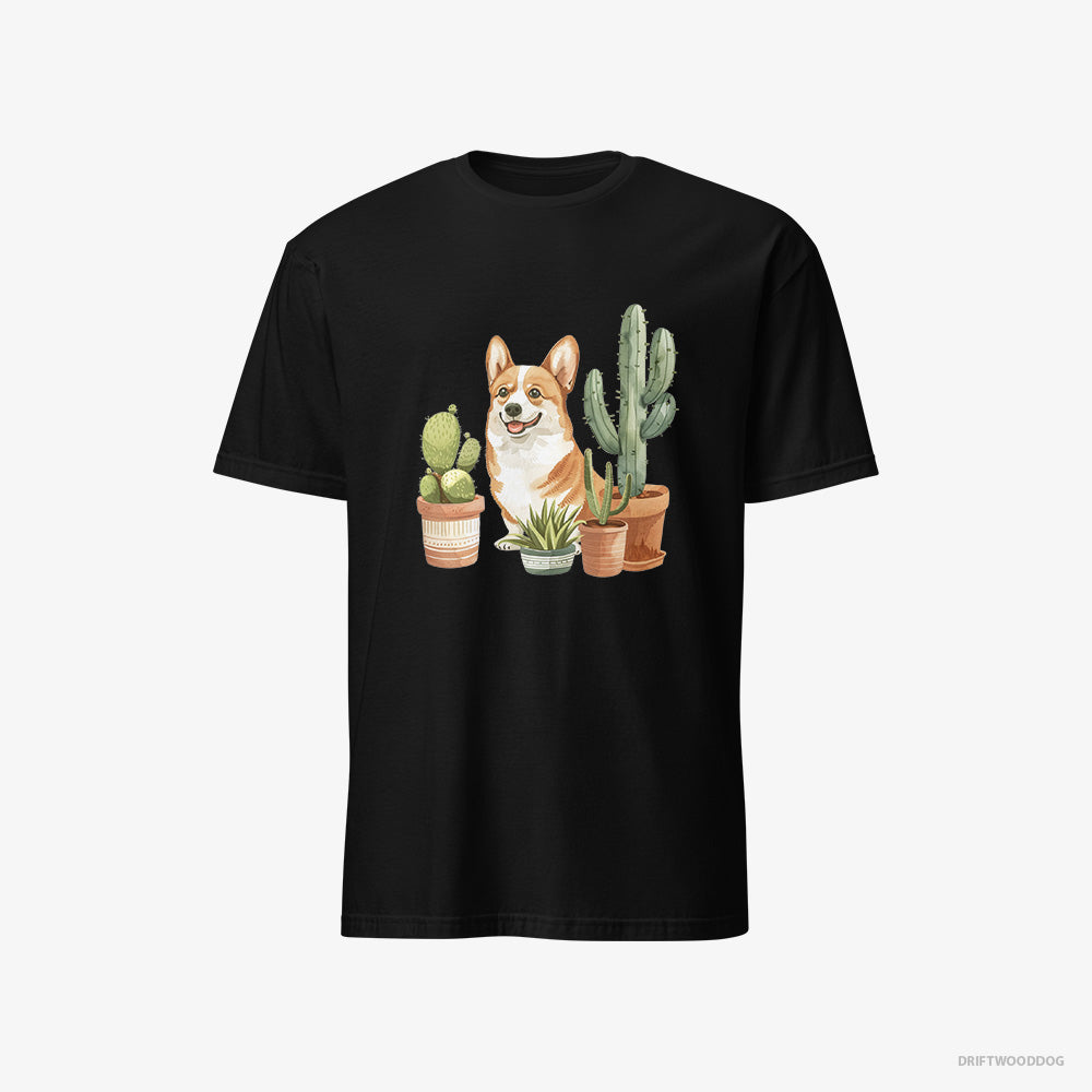 Corgi Sitting Among the Greenery Classic T-Shirt