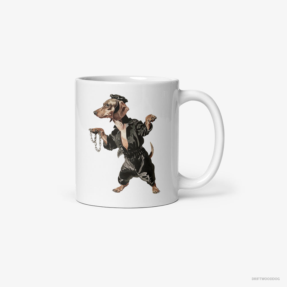 Dachshund in a Dark Groove Classic Mug