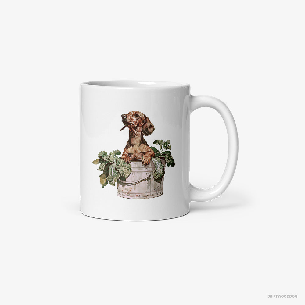 Dachshund in the Vegetable Patch Classic Mug